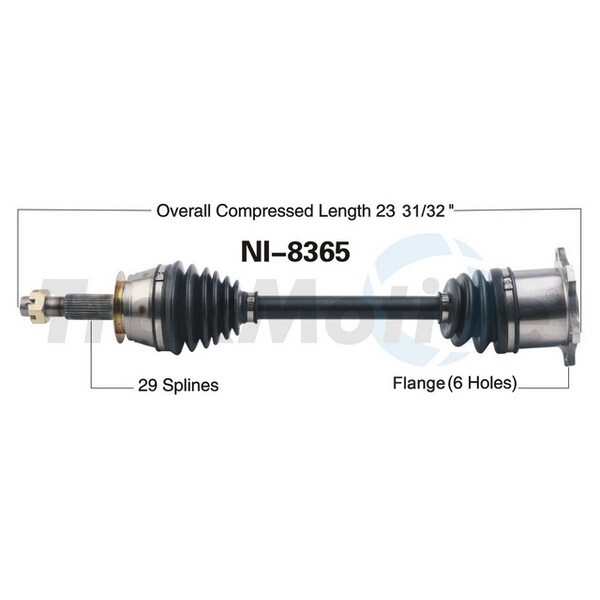 Surtrack Axle Cv Axle Shaft, Ni-8365 NI-8365 - main